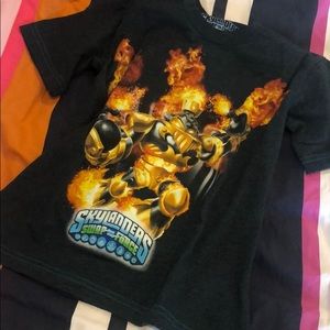 Heathered Navy Skylanders Tee sz XS